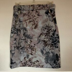 H&M Floral Pencil Skirt